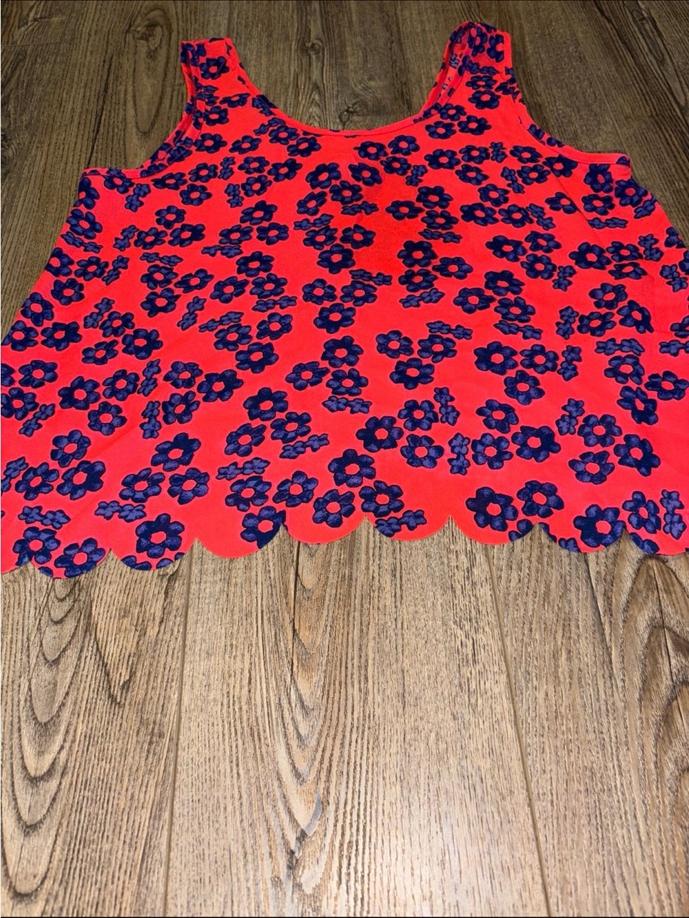 Floral Scalloped Skirt